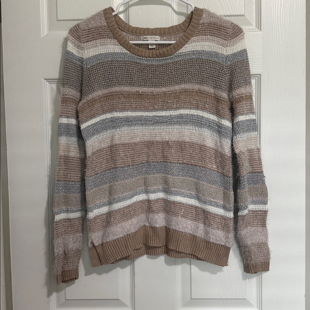 Cato Tan Knit Sweater